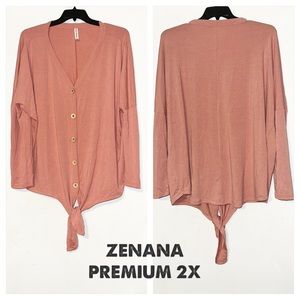ZENANA Premium Stretchy Comfortable Soft Sweater NWOT 2X